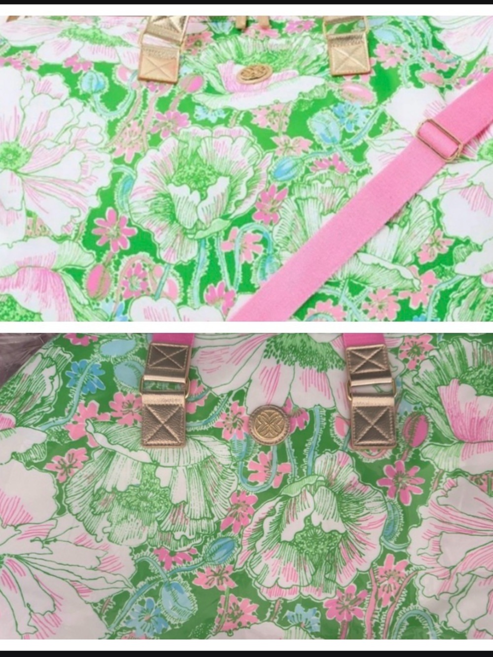 NWT GWP Lilly Pulitzer weekender travel duffel bag poppyland